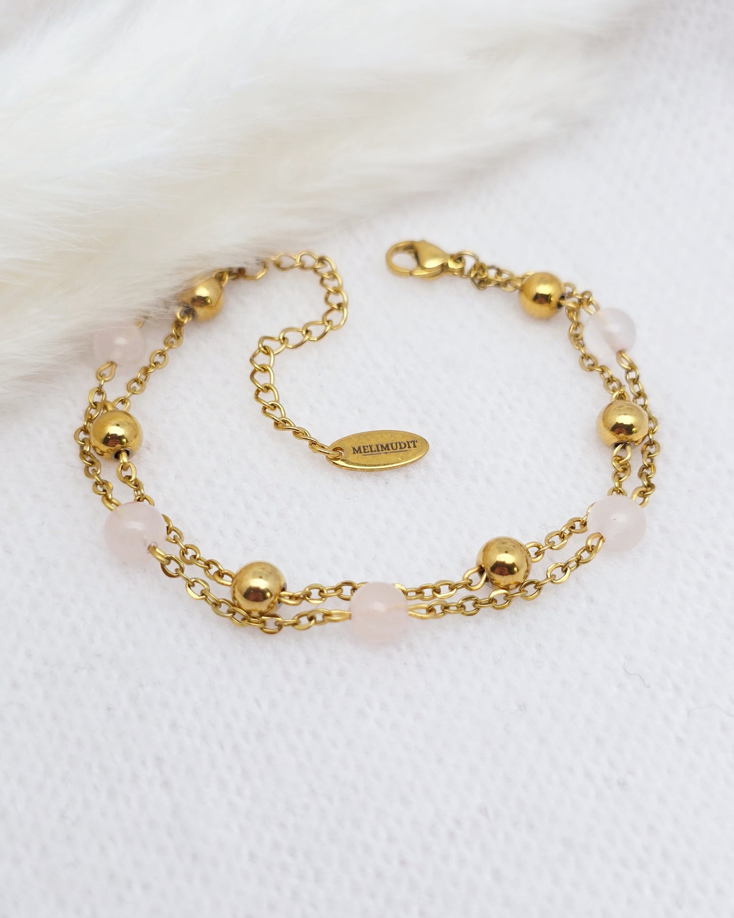 Bracelet PHOEBÉ ~ 7 pierres disponibles 🌷 doré/argenté