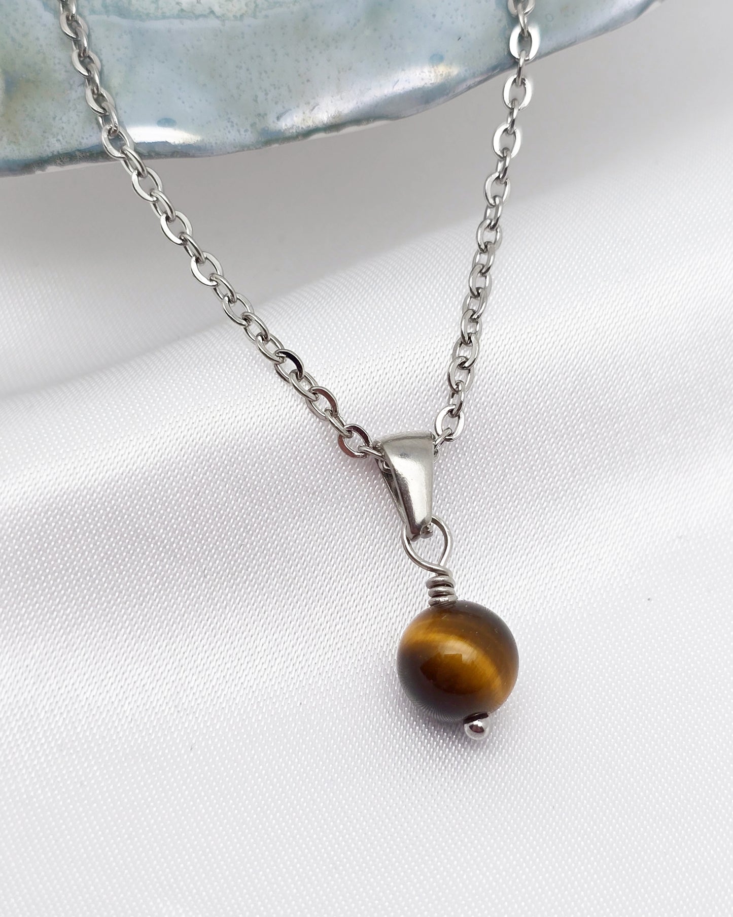 Collier MAÏA ~ 24 pierres disponibles 🌷 doré/argenté