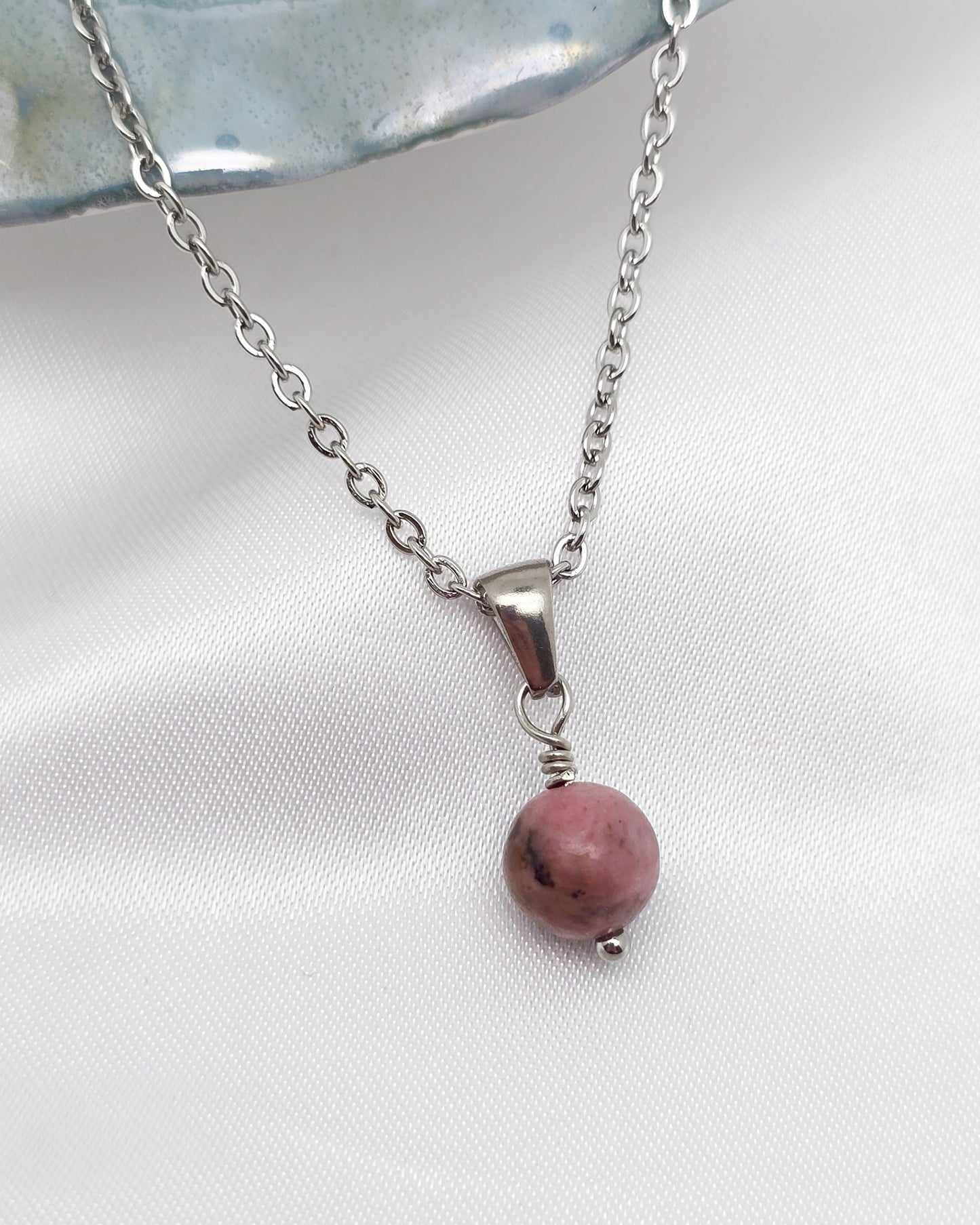 Collier MAÏA ~ 24 pierres disponibles 🌷 doré/argenté