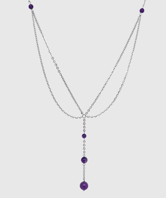 Collier GAÏA ~ 5 pierres disponibles 🌷 doré/argenté ,