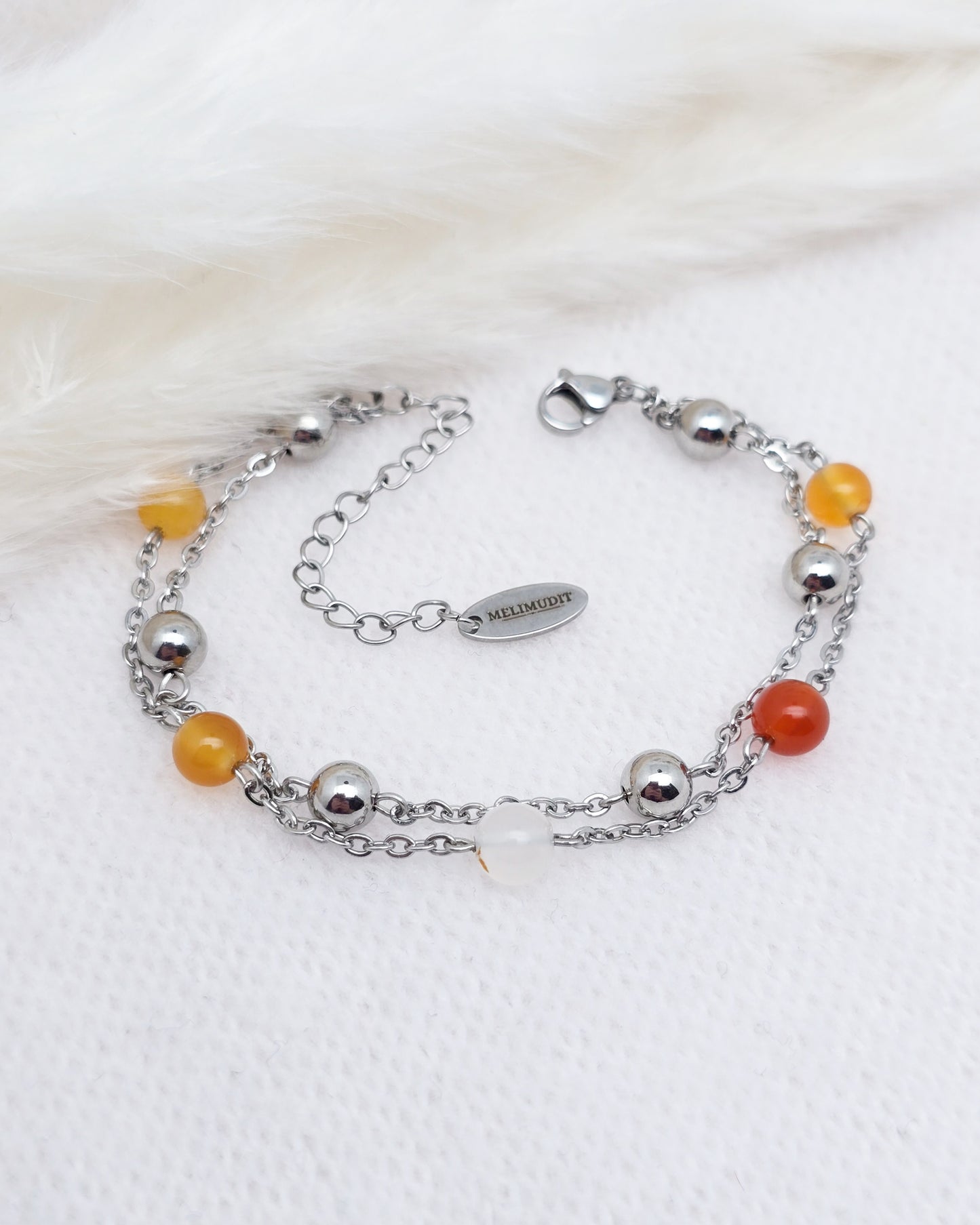 Bracelet PHOEBÉ ~ 7 pierres disponibles 🌷 doré/argenté