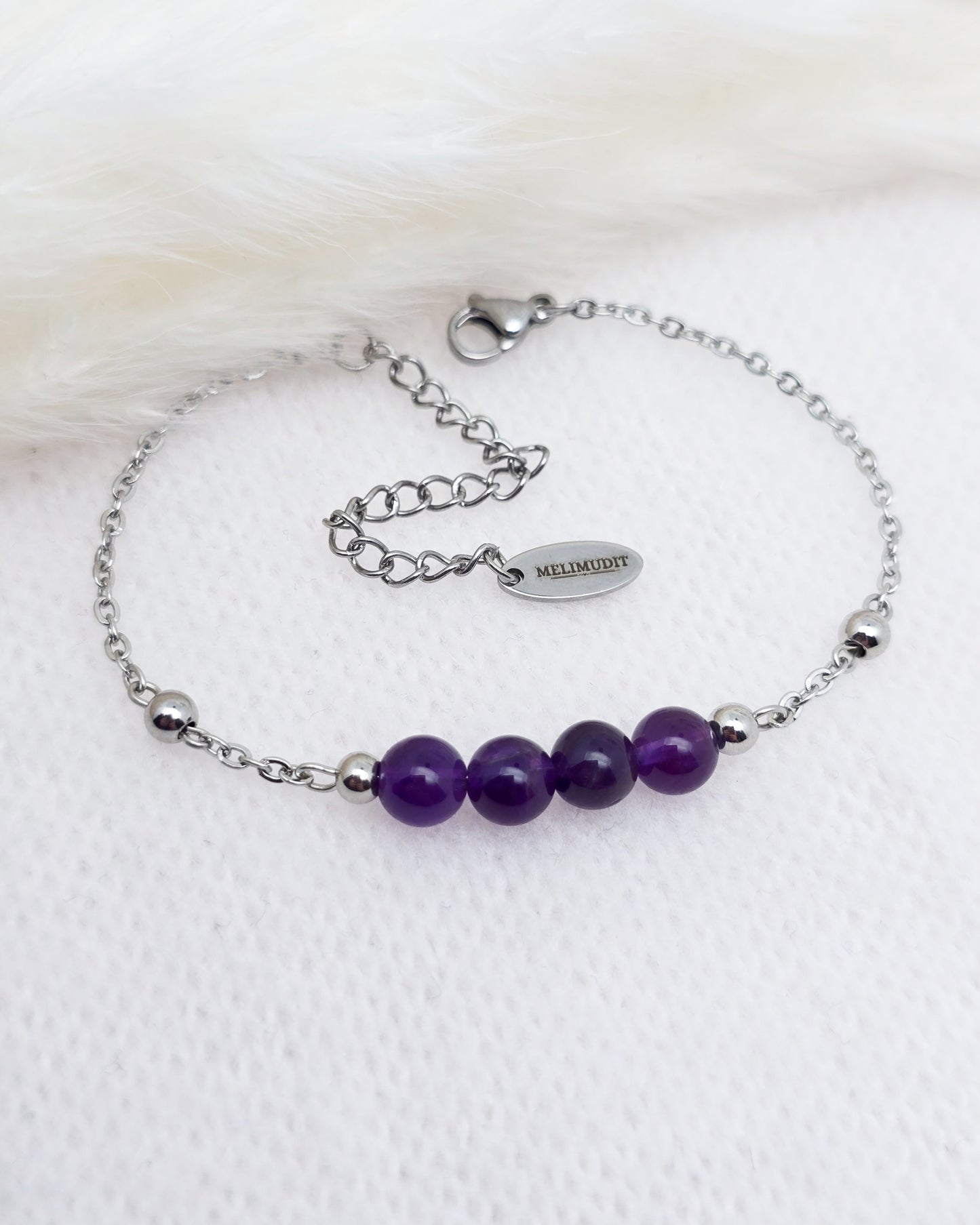 Bracelet OLYMPE ~ 7 pierres disponibles🌷 doré/argenté