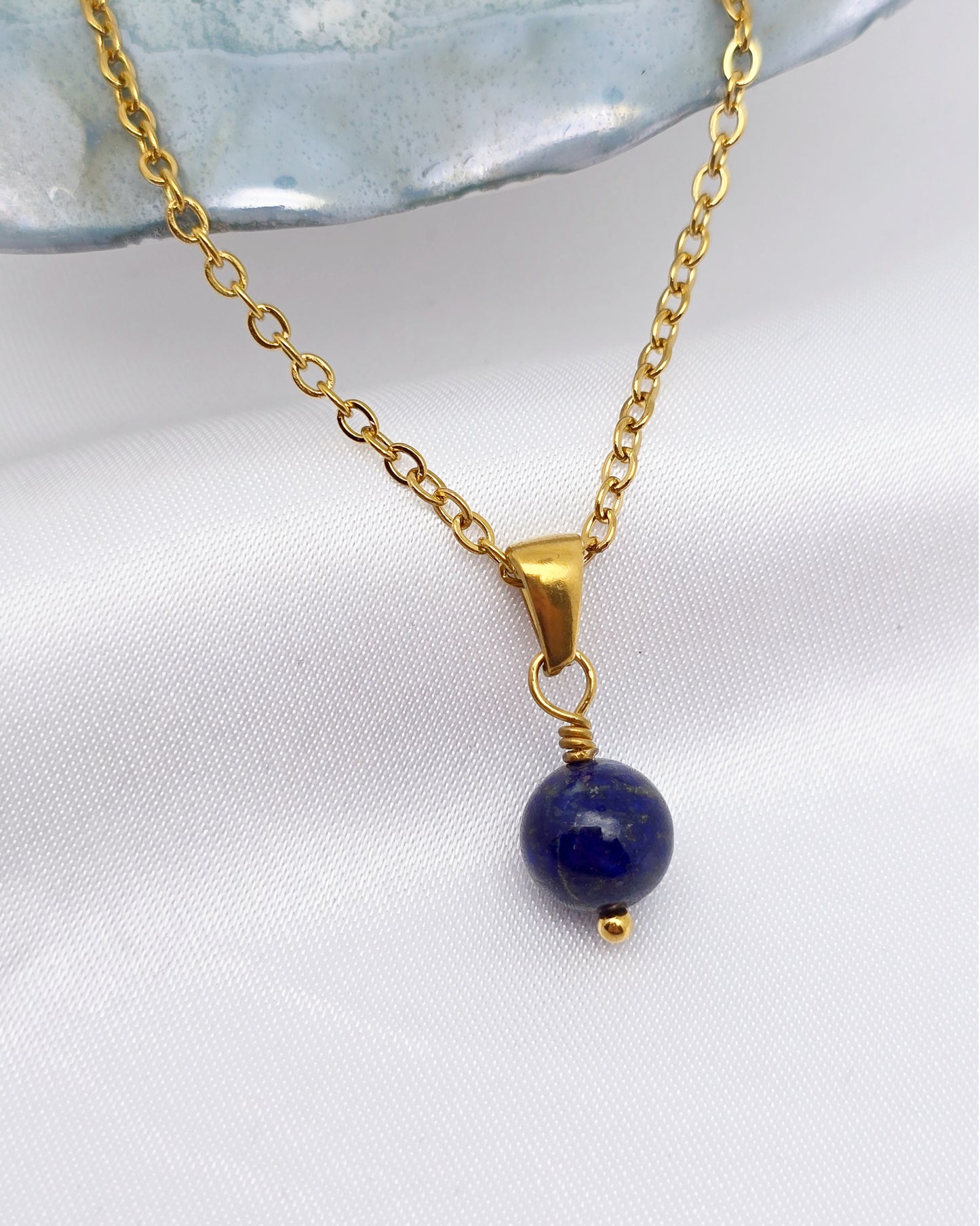 Collier MAÏA ~ 24 pierres disponibles 🌷 doré/argenté