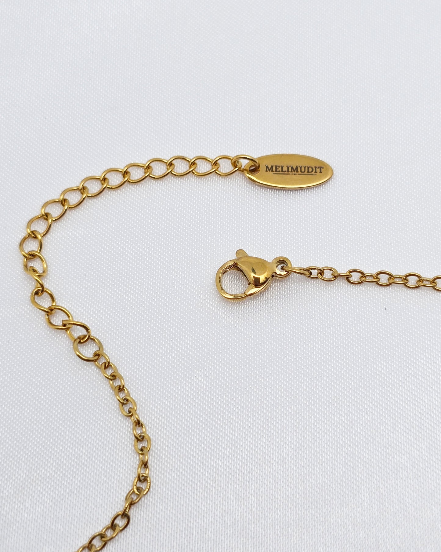 Collier SOLÉOR ~ 4 pierres disponibles 🌷 doré/argenté