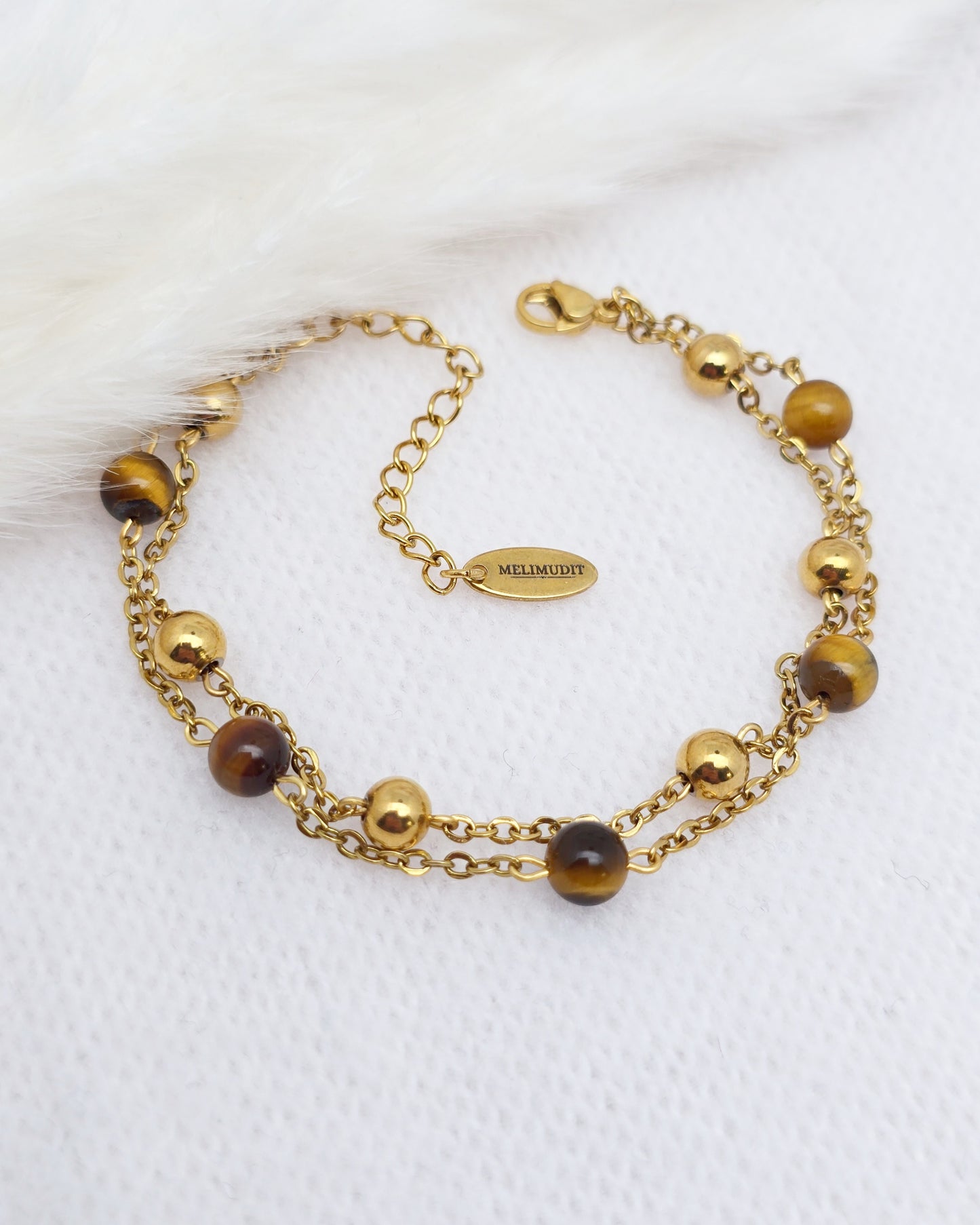 Bracelet PHOEBÉ ~ 7 pierres disponibles 🌷 doré/argenté