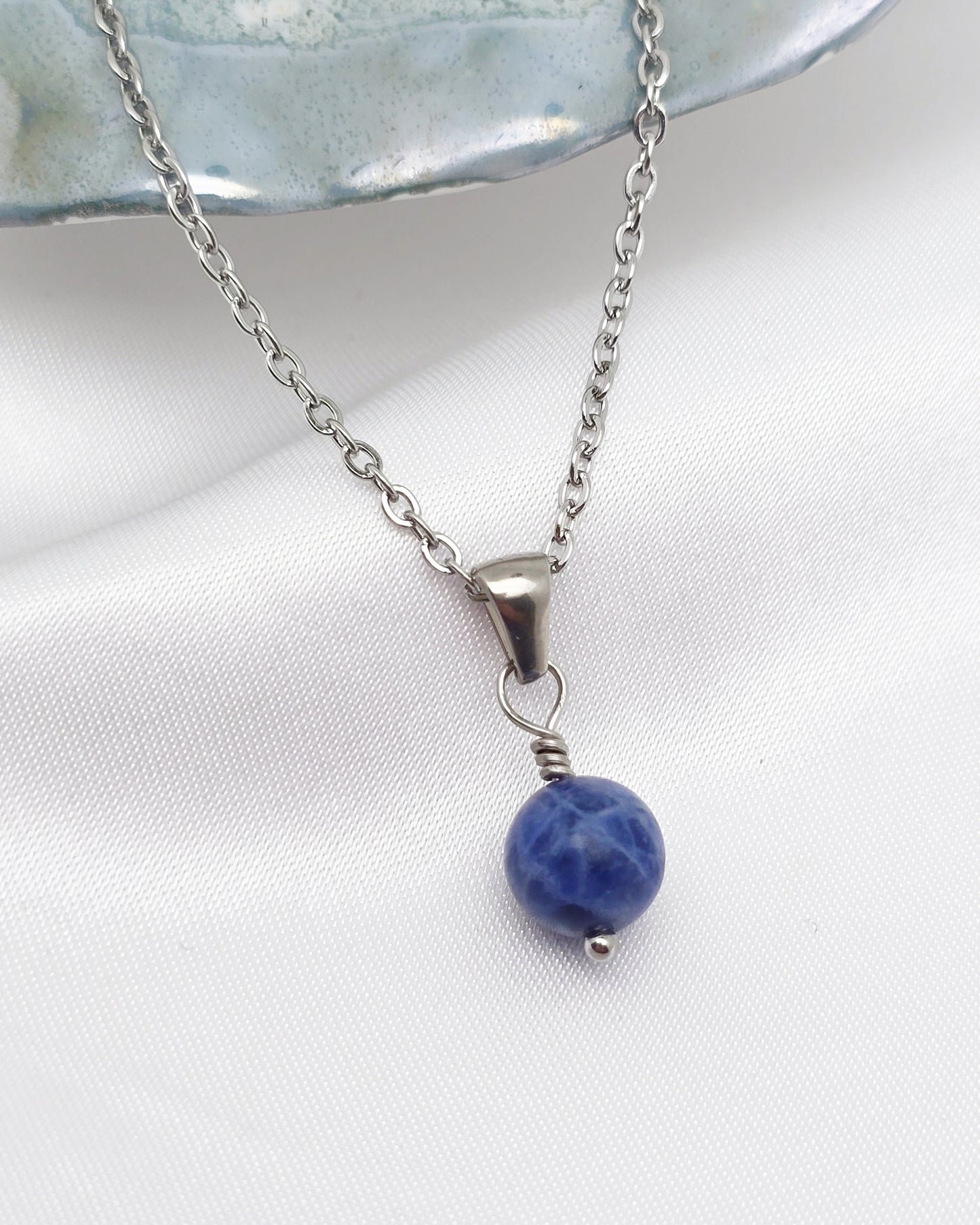 Collier MAÏA ~ 24 pierres disponibles 🌷 doré/argenté