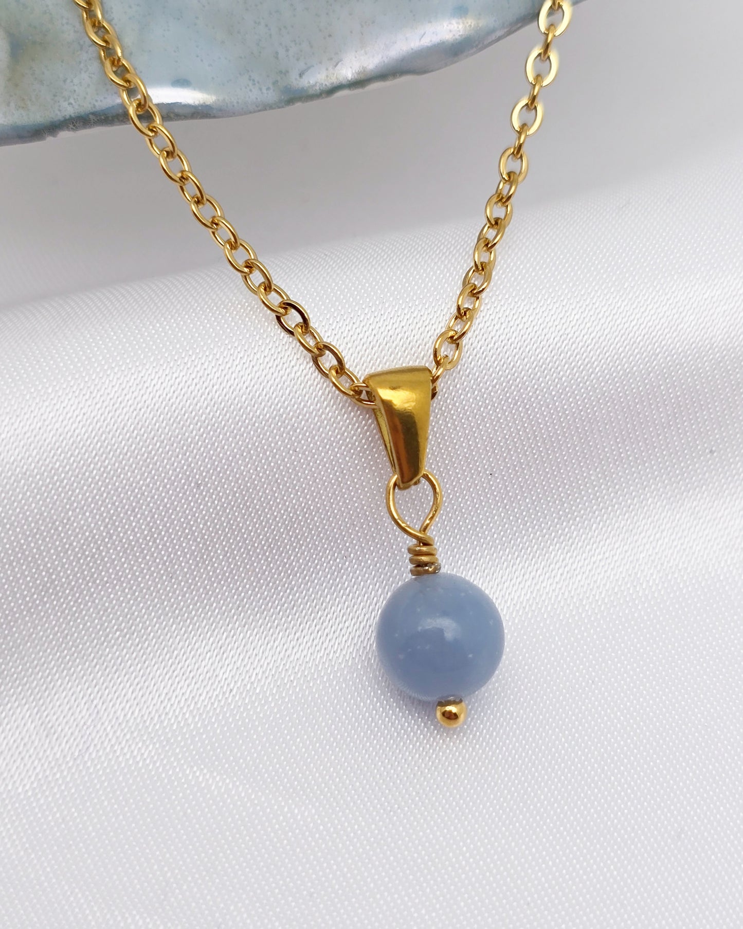 Collier MAÏA ~ 24 pierres disponibles 🌷 doré/argenté