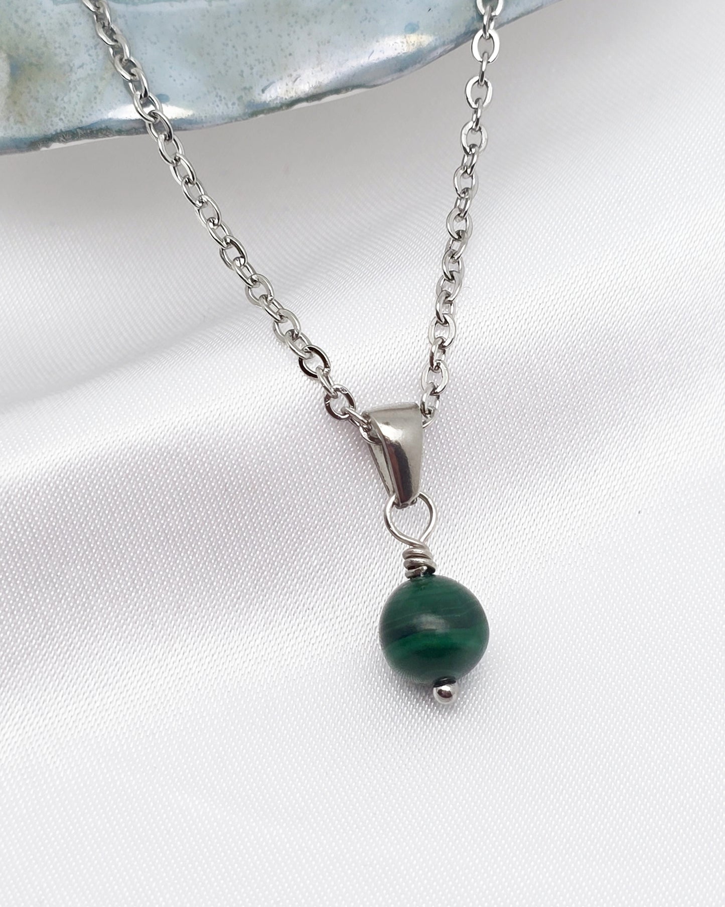 Collier MAÏA ~ 24 pierres disponibles 🌷 doré/argenté