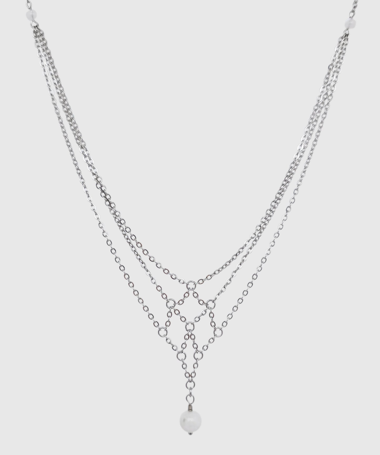 Collier INDIS ~ 4 pierres disponibles 🌷 doré/argenté