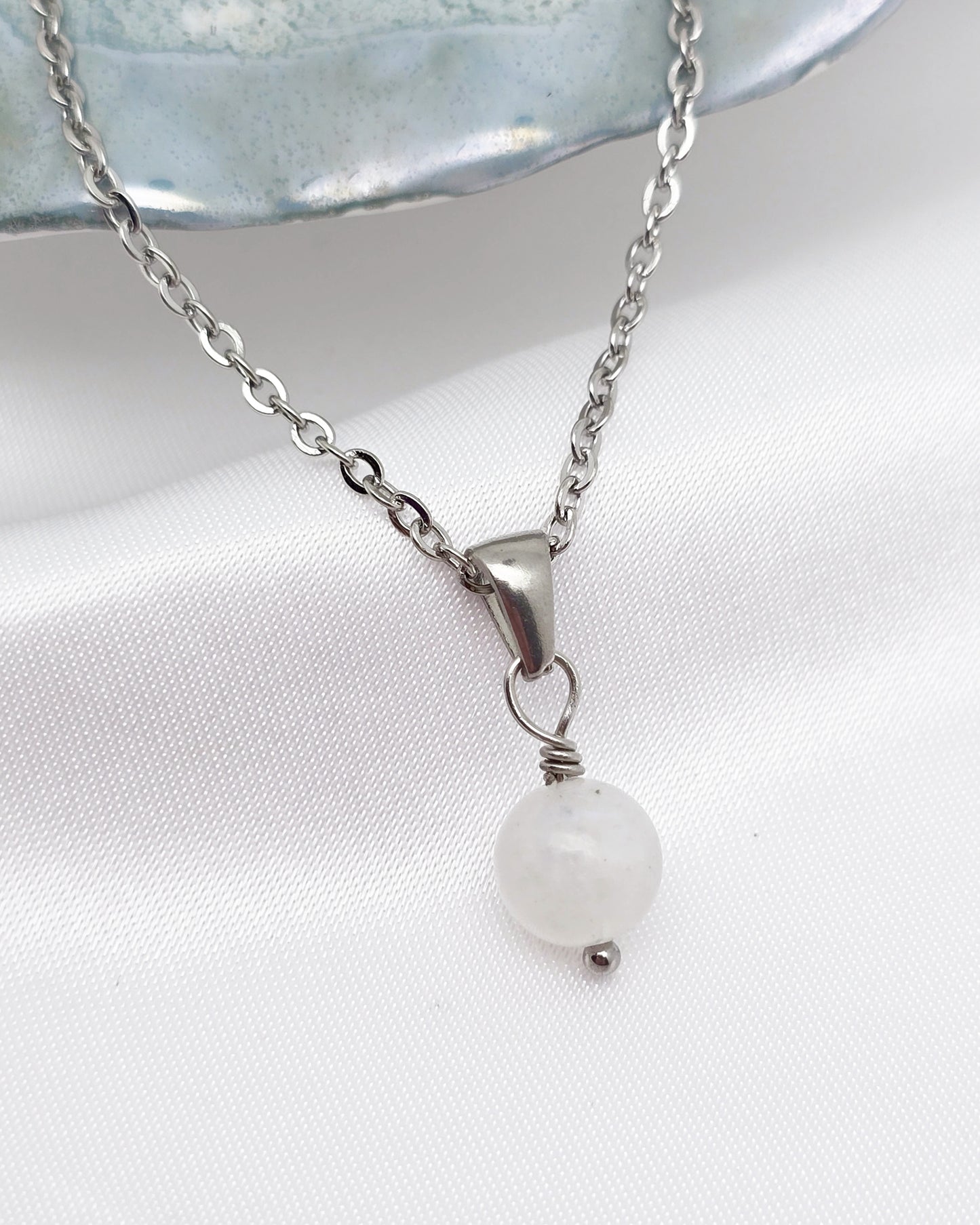 Collier MAÏA ~ 24 pierres disponibles 🌷 doré/argenté