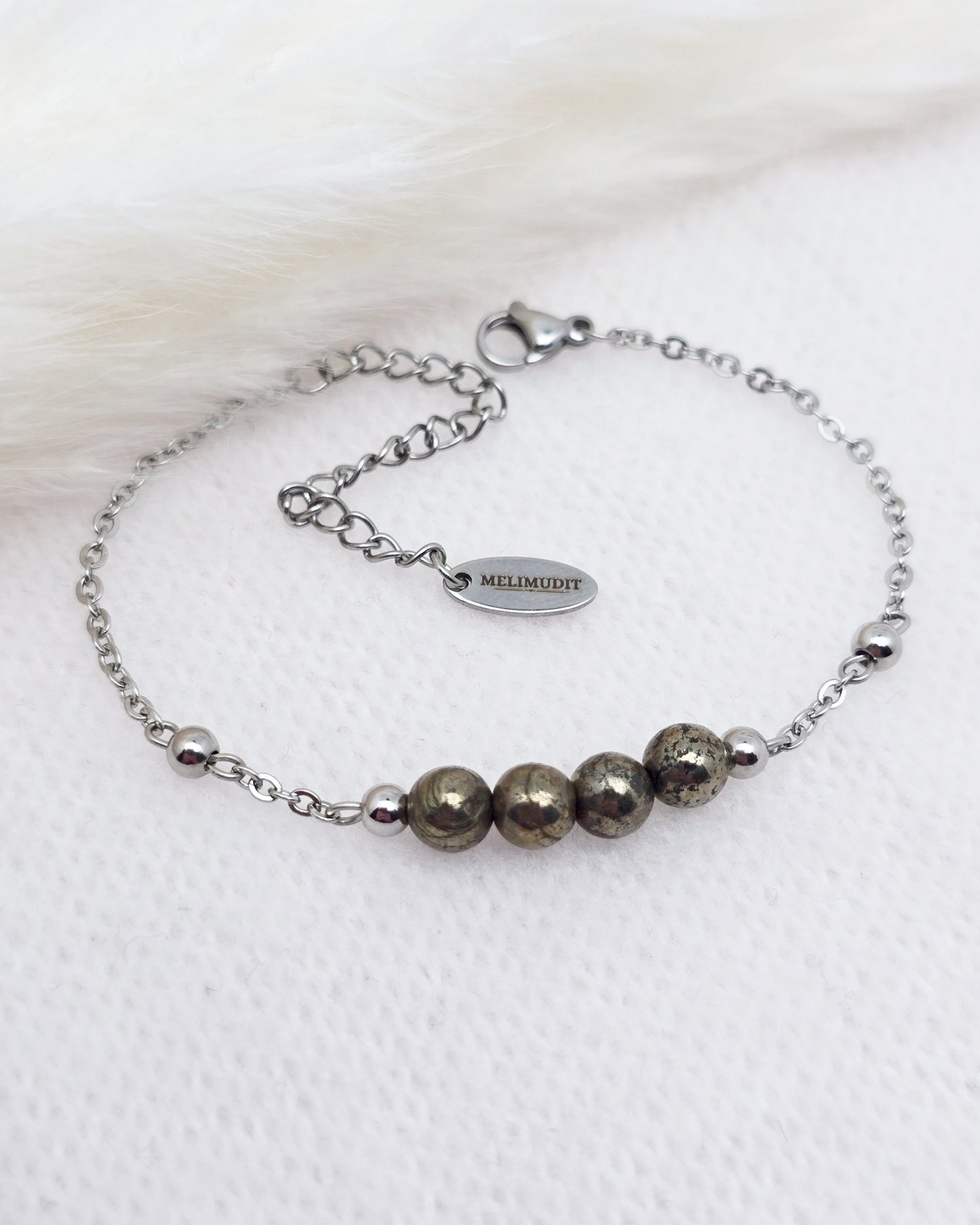 Bracelet OLYMPE ~ 7 pierres disponibles🌷 doré/argenté