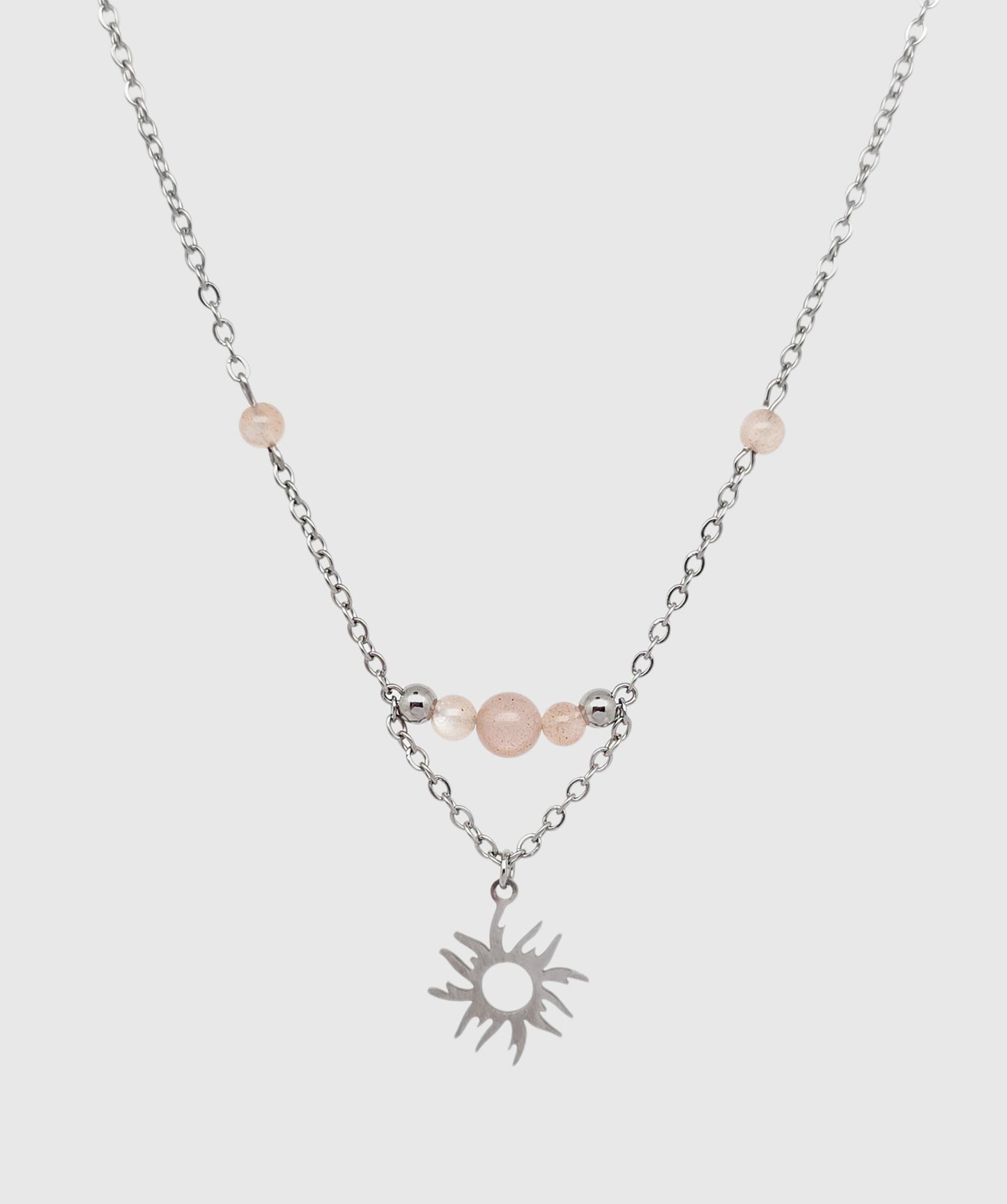 Collier CELEANAR ~ 3 pierres disponibles 🌷 doré/argenté