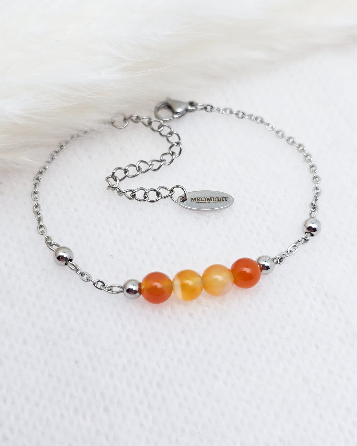 Bracelet OLYMPE ~ 7 pierres disponibles🌷 doré/argenté