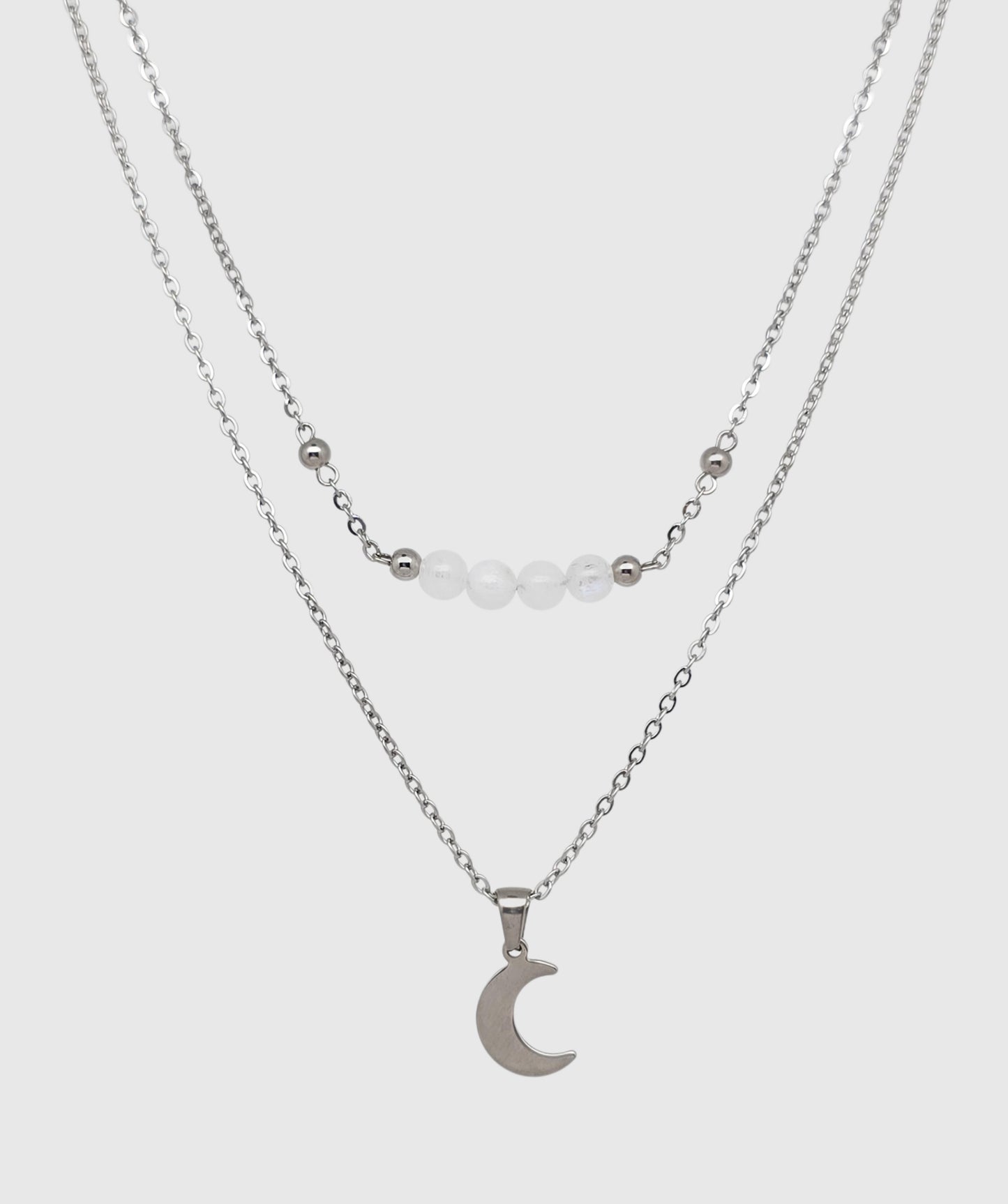 Collier MÉLIA ~ 8 pierres disponibles 🌷 doré/argenté