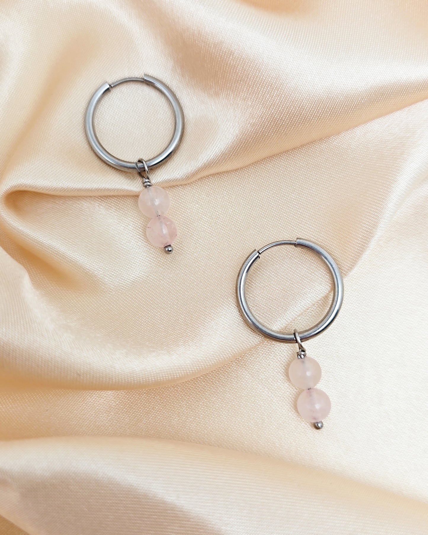 Boucles d'oreilles CASSANDRA ~ 13 pierres disponibles 🌷 doré/argenté