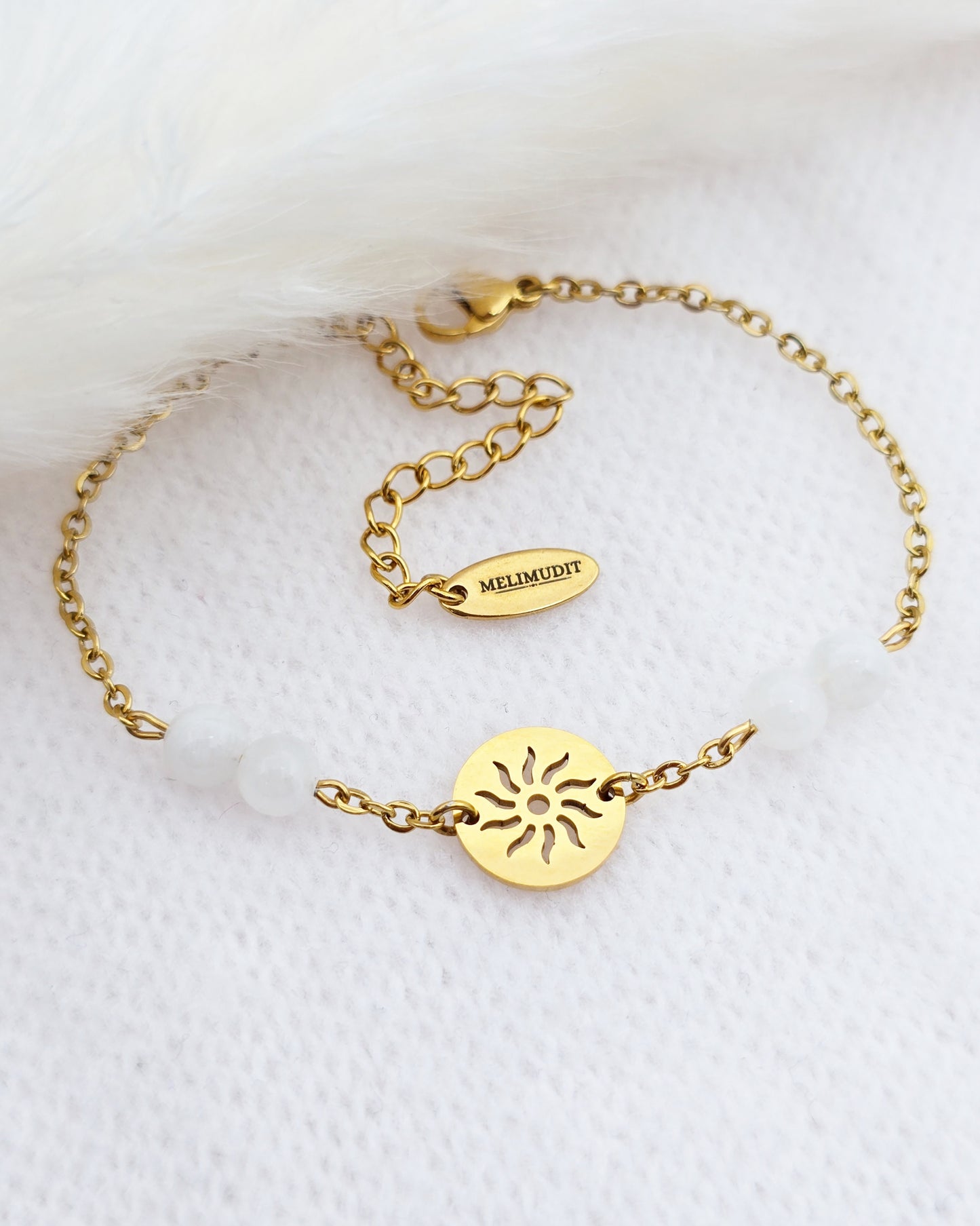 Bracelet SIBYLLE ~ 3 pierres disponibles 🌷 doré/argenté