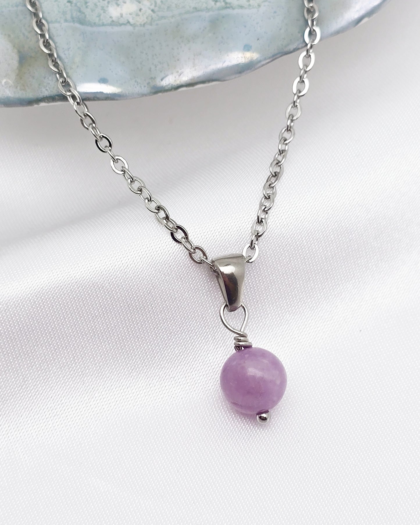 Collier MAÏA ~ 24 pierres disponibles 🌷 doré/argenté